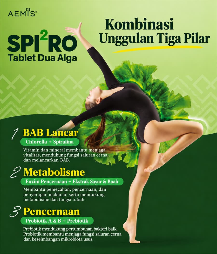 Kombinasi tiga manfaat: BAB lancar, metabolisme, pencernaan
